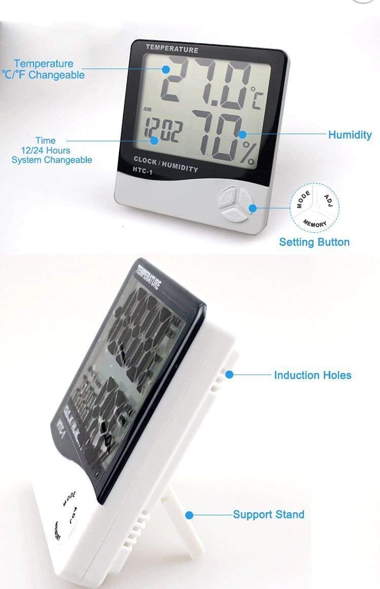 Amazon.com: Temperature & Humidity Thermo Hygrometer (Temperature